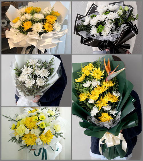 甘肃省庆阳华池县紫坊畔乡白事花束代送